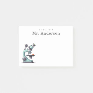 Wiskundeleraar Microscoop Lab Post-it® Notes