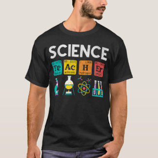 Wiskundeleraar Scheikunde Biologie Natuurkunde Doc T-shirt