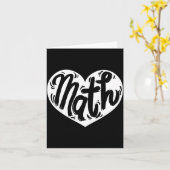 Wiskundeleraar Student Liefde Valentijnsdag  Kaart (Gele Bloem)