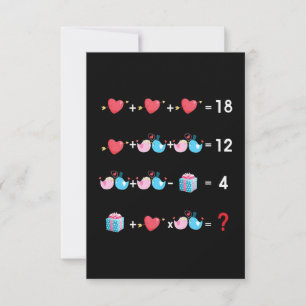 Wiskundeleraar Valentijn Kaart