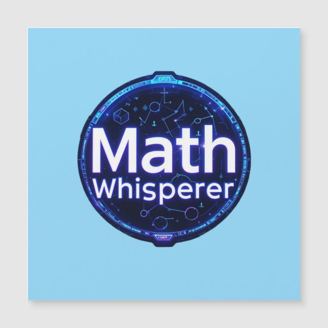 Wiskundeleraar Wiskunde Fluisteraar (Voorkant)