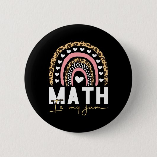 Wiskundeleraar - Wiskunde Is Mijn Ding Ronde Button 5,7 Cm (Voorkant)