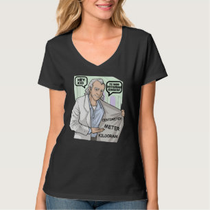 Wiskundeleraar Wiskunde Natuurkunde Grap T-shirt