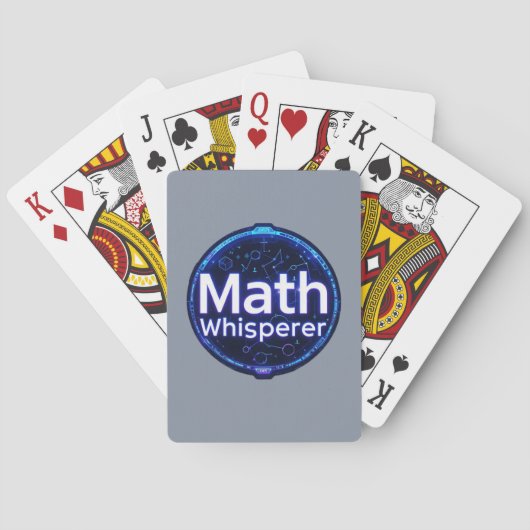 Wiskundeleraar Wiskundefluisteraar Pokerkaarten (Achterkant)
