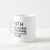 Wiskundeleraren heersen koffiemok (Voorkant links)