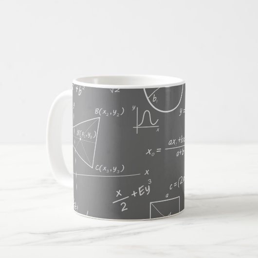 WiskundeMok Koffiemok (Voorkant links)