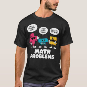 Wiskundeproblemen Symbolen Grappige Leraar Terug n T-shirt