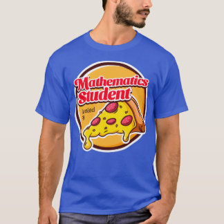 wiskundestudent gevoed door Pizza T-shirt