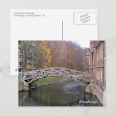Wiskundig bruggetje briefkaart (Voorkant / Achterkant)