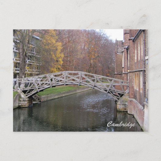 Wiskundig bruggetje briefkaart (Voorkant)