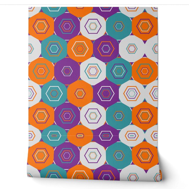 Wiskundig Mooie Geometrische Patroon  Behang (Afrollen)