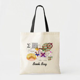 Wiskundig op een boekentas.#4 tote bag
