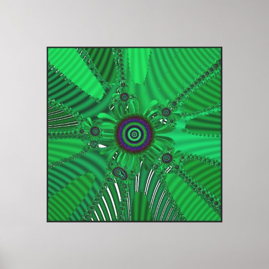 Wiskundig Schoon Patroon Canvas Afdruk (Voorkant)