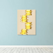 Wiskundig Uitgevoerde Sculptuur Canvas Afdruk (Insitu (Houten vloer))