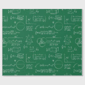 wiskundige algebra-meetkundevergelijkingen-formule cadeaupapier (Vlak)