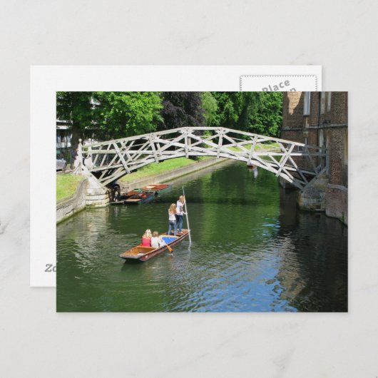 Wiskundige brug, Cambridge Briefkaart (Voorkant / Achterkant)