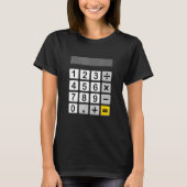 Wiskundige calculator Fancy dress en carnaval C T-shirt (Voorkant)