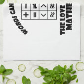 Wiskundige design theedoek (Gevouwen)