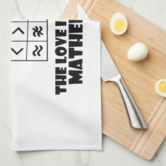 Wiskundige design theedoek (Quarter Fold)