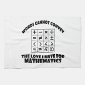 Wiskundige design theedoek (Horizontaal)