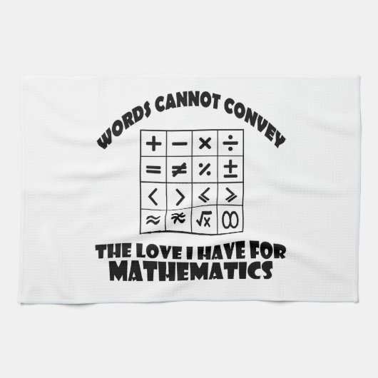 Wiskundige design theedoek (Horizontaal)