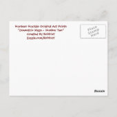 "Wiskundige Fantasy" - nummer twee" Briefkaart (Achterkant)