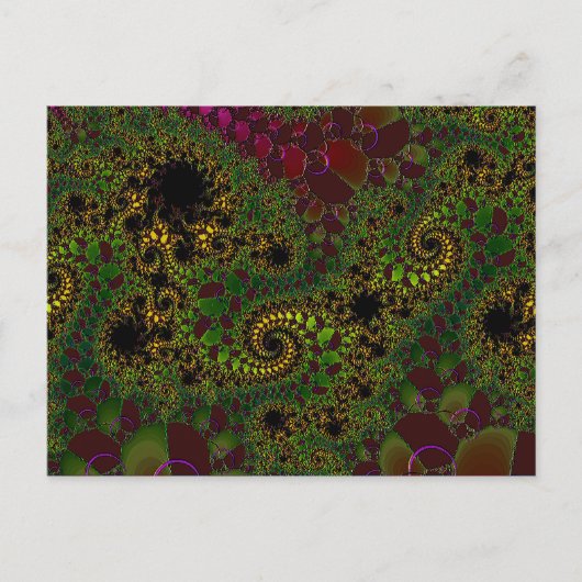 "Wiskundige Fantasy" - nummer twee" Briefkaart (Voorkant)