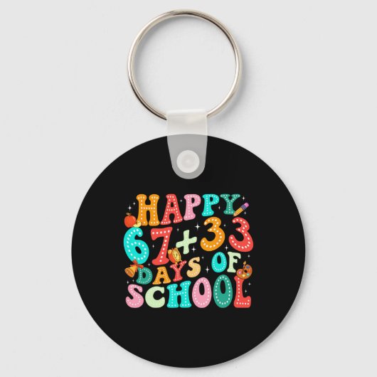 Wiskundige formule 100 dagen school grappige leraa sleutelhanger (Voorkant)