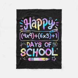 Wiskundige formule 100 dagen school grappige wisku fleece deken