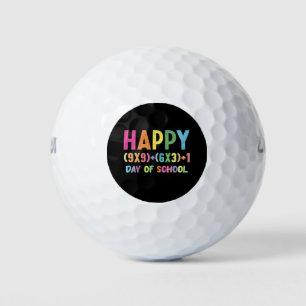 Wiskundige formule 100 dagen school grappige wisku golfballen