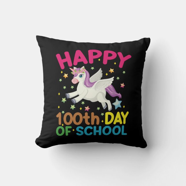 Wiskundige formule 100 dagen school grappige wisku kussen (Voorkant)