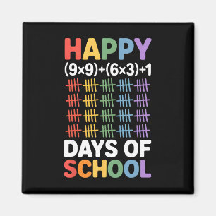Wiskundige formule 100 dagen school grappige wisku magneet