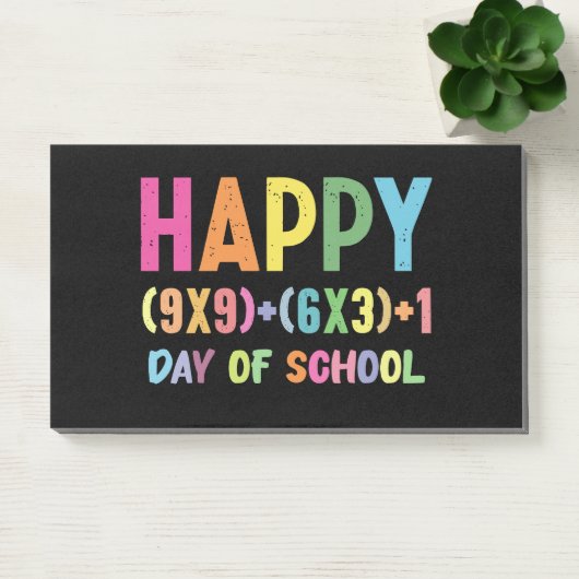 Wiskundige formule 100 dagen school grappige wisku post-it® notes (Kantoor)