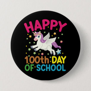 Wiskundige formule 100 dagen school grappige wisku ronde button 7,6 cm