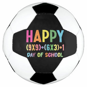 Wiskundige formule 100 dagen school grappige wisku voetbal