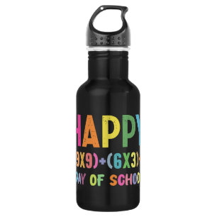 Wiskundige formule 100 dagen school grappige wisku waterfles 