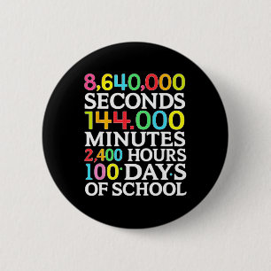 Wiskundige formule 100 dagen school wiskundeleraar ronde button 5,7 cm