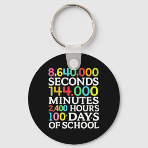 Wiskundige formule 100 dagen school wiskundeleraar sleutelhanger