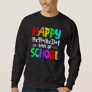 Wiskundige formule 100 dagen school wiskundeleraar trui