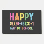 Wiskundige formule 100 dagen van school grappige w post-it® notes (Voorkant)