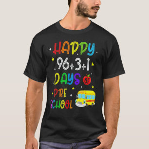 Wiskundige formule 100 dagen voorschool voor stude t-shirt