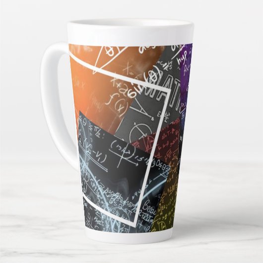 Wiskundige formule Latte-Mok Latte Mok (Linkerhoek)