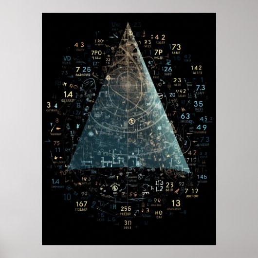 Wiskundige formules om echte wereldproblemen op te poster (Voorkant)