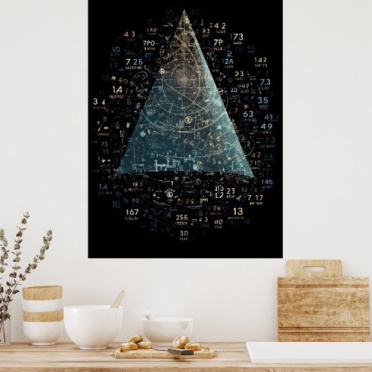 Wiskundige formules om echte wereldproblemen op te poster (Keuken)