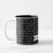 Wiskundige Formules  Tweekleurige Koffiemok (Links)