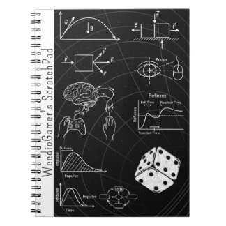 Wiskundige Illustratieve Gamer Notitieboek