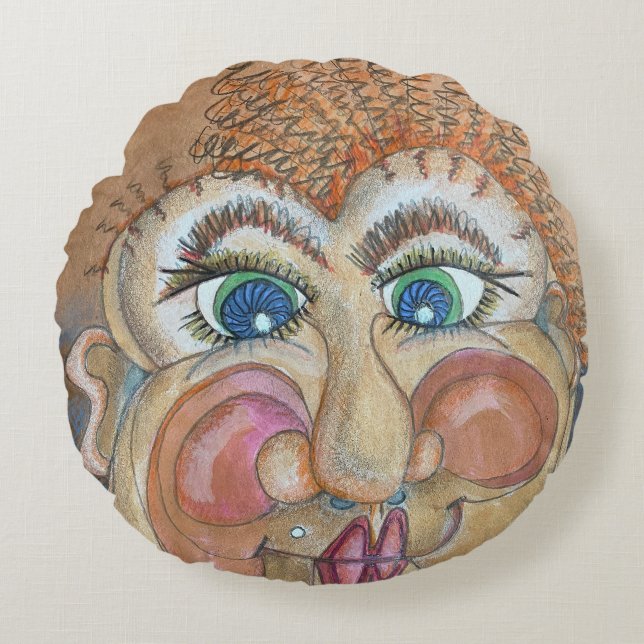 Wiskundige kussen van een acryltekening (Voorkant)