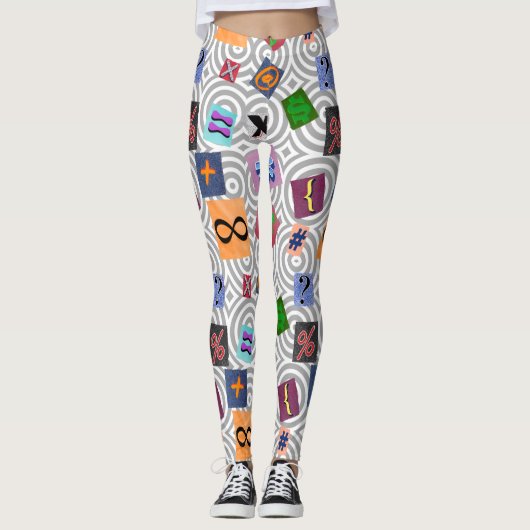 Wiskundige Leggings (Voorkant)