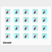 wiskundige regels ronde sticker (Vel)