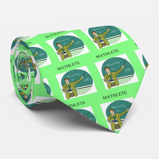 wiskundige regels stropdas (Opgerold)